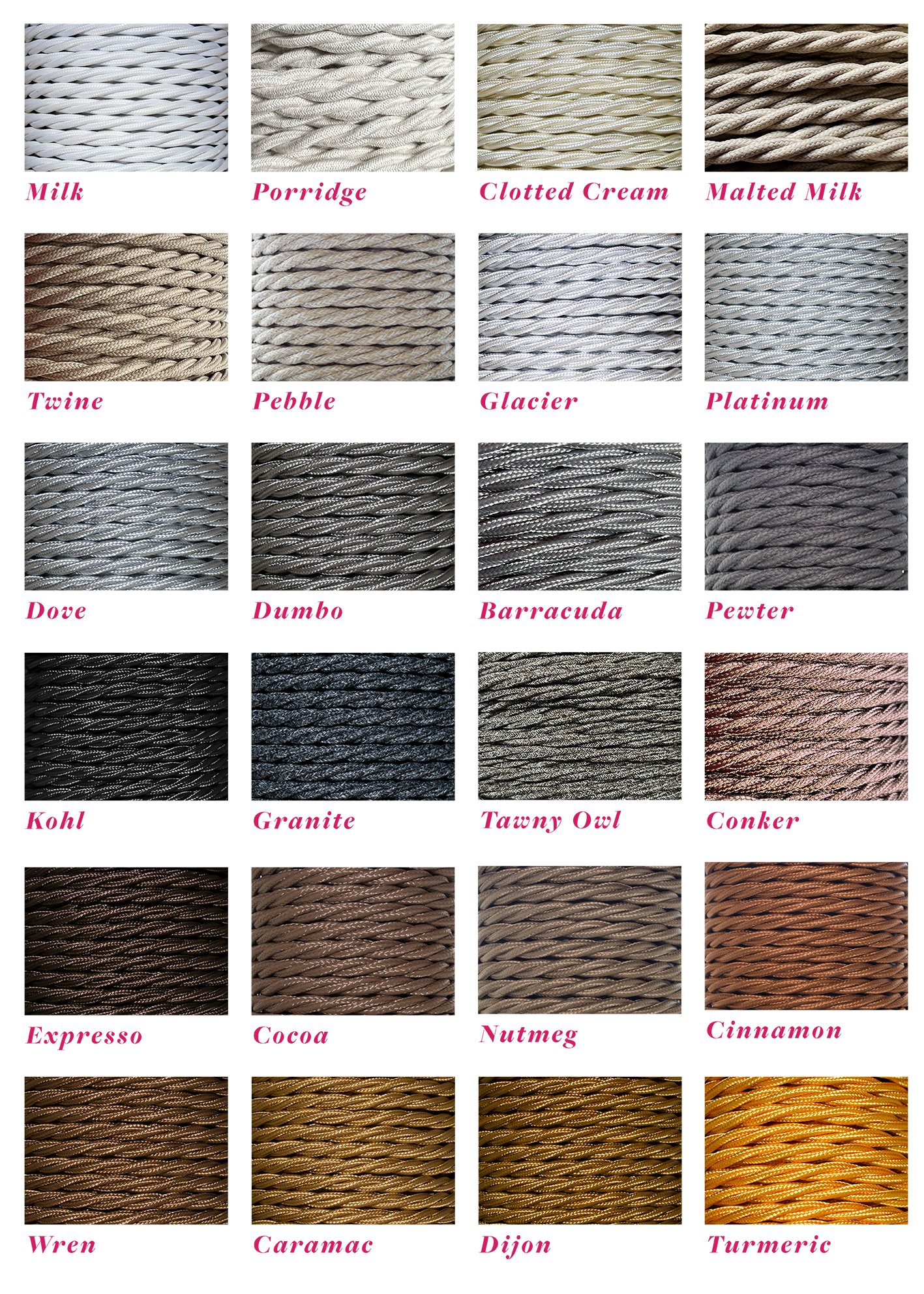 Lighting Cable - Twisted 3 Core 0.75sqmm