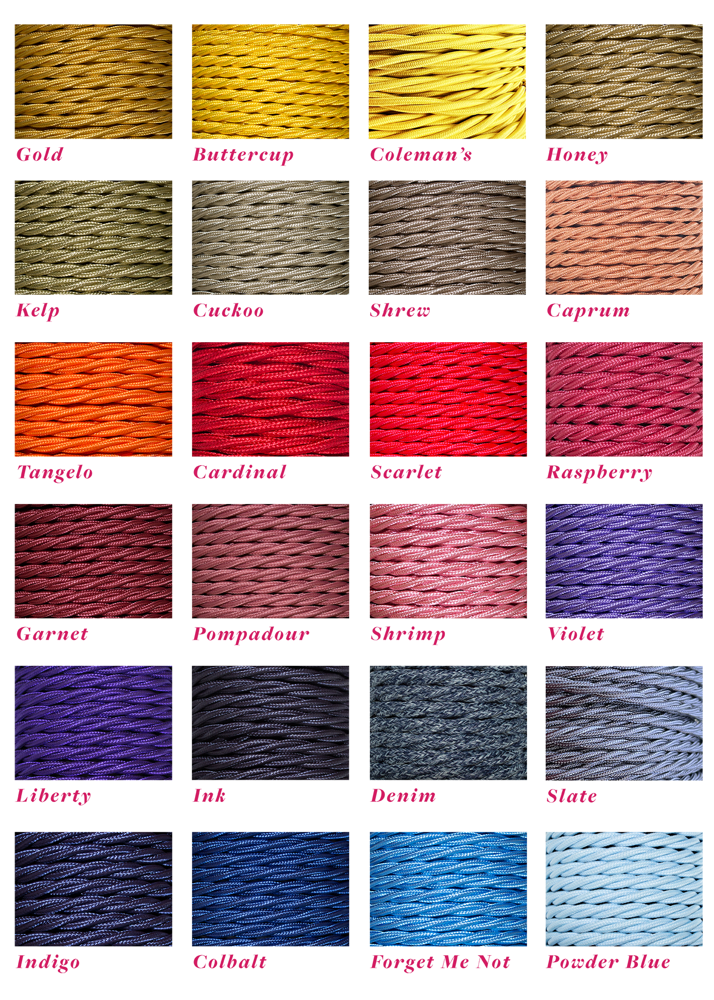 Lighting Cable - Twisted 3 Core 0.75sqmm