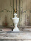 Intricate 20th Century Alabaster Lamp 