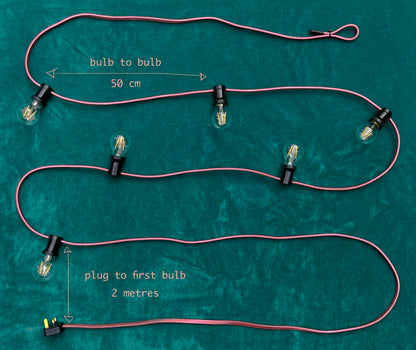 Lola's festoon lighting measurements 