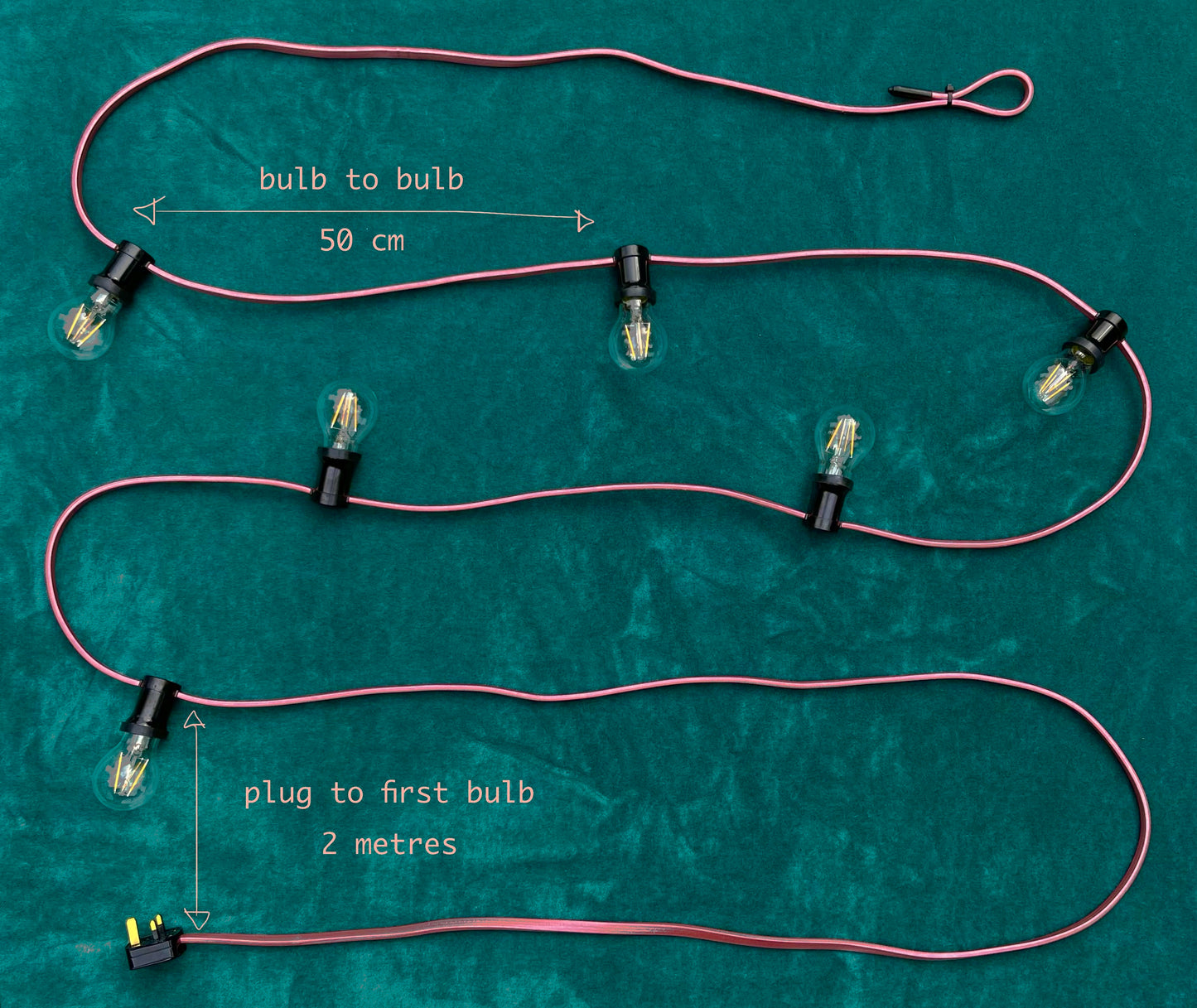 Lola's festoon lighting measurements 