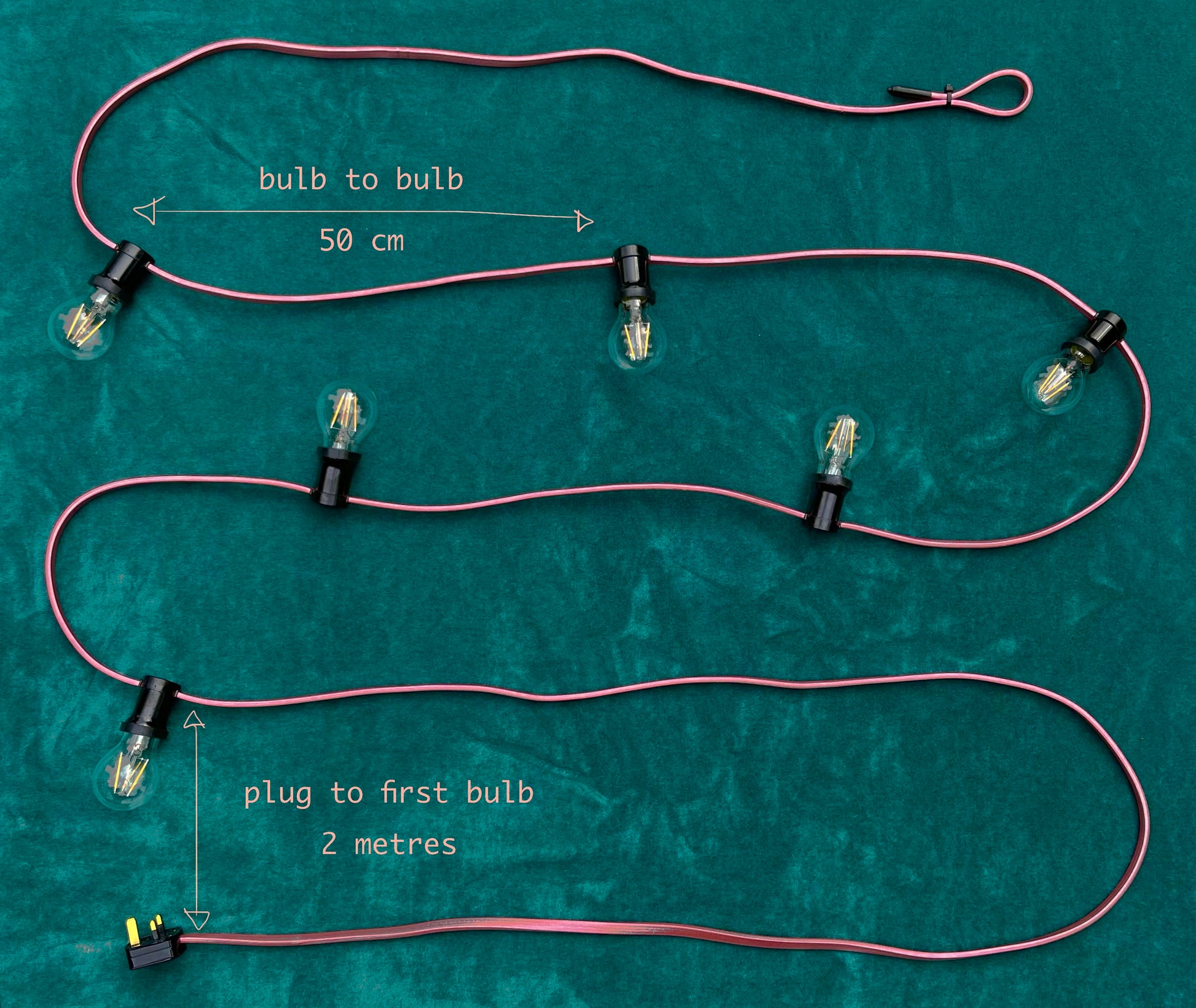 Lola's festoon lighting measurements 