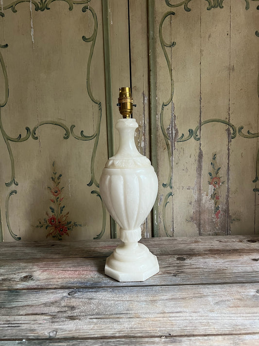 Large 20th Century Alabaster Lamp