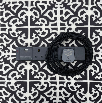 USB A+C Black 3 Gang - Lola's Leads USB Options