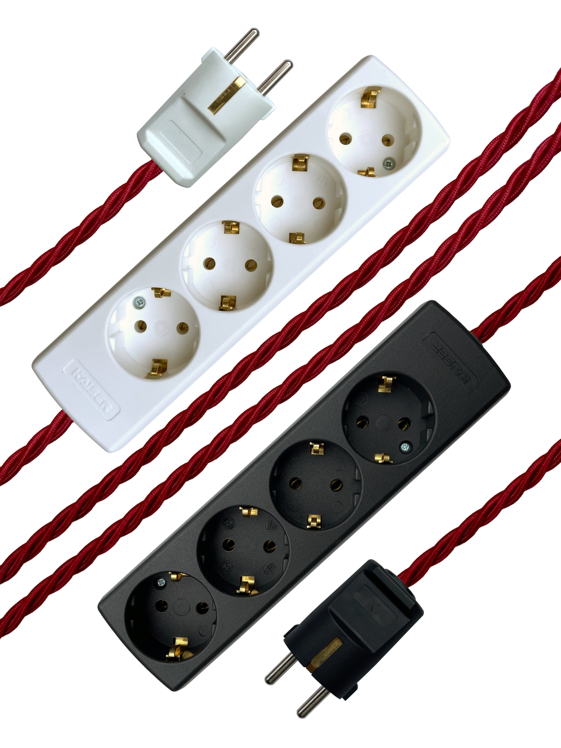 Garnet - Lola's Leads EU Fabric Extension Cable