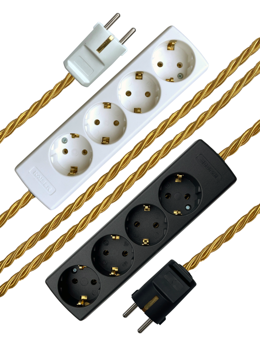 Honey - Lola's Leads EU Fabric Extension Cable