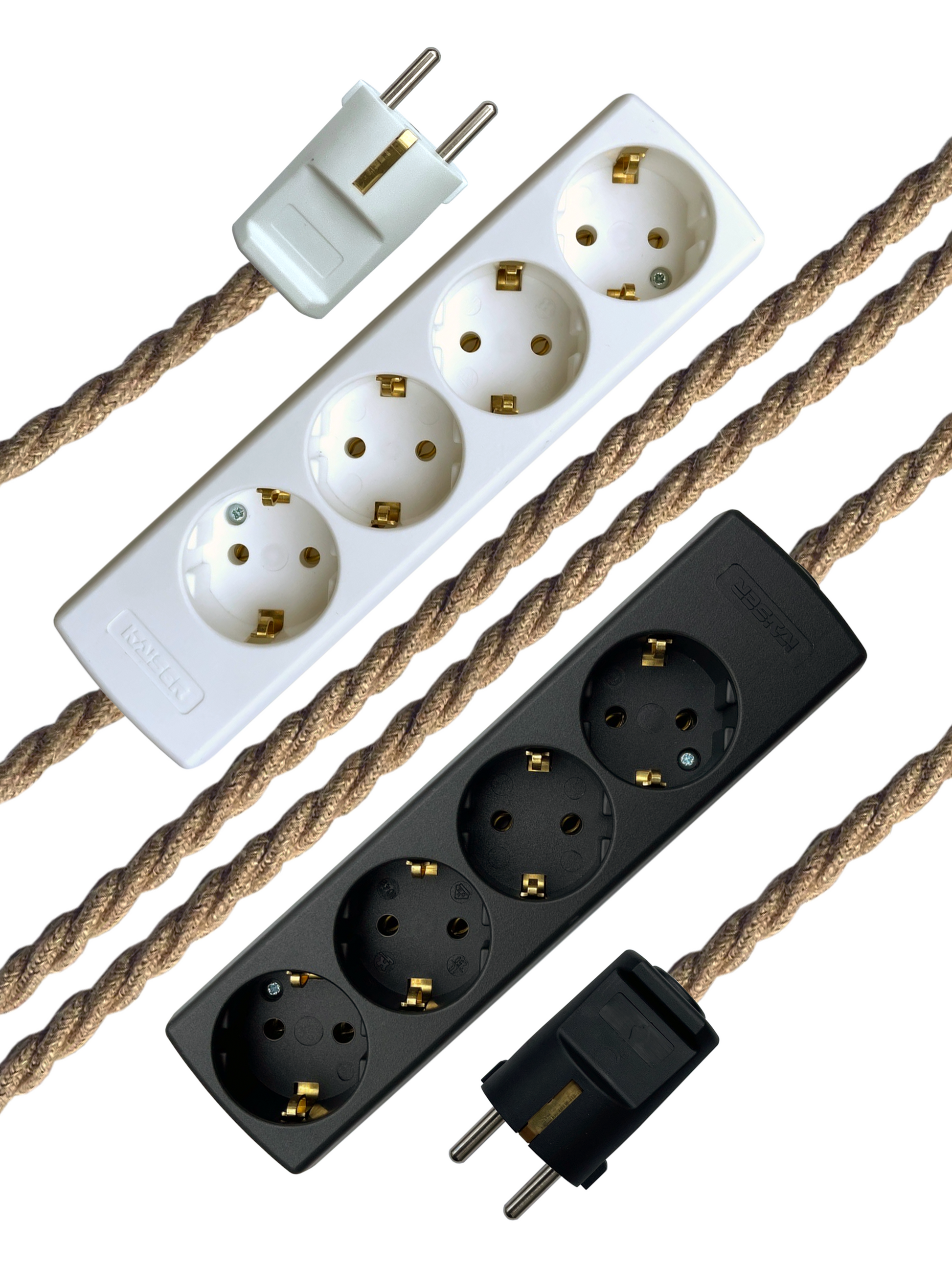 Jute - Lola's Leads EU Fabric Extension Cable