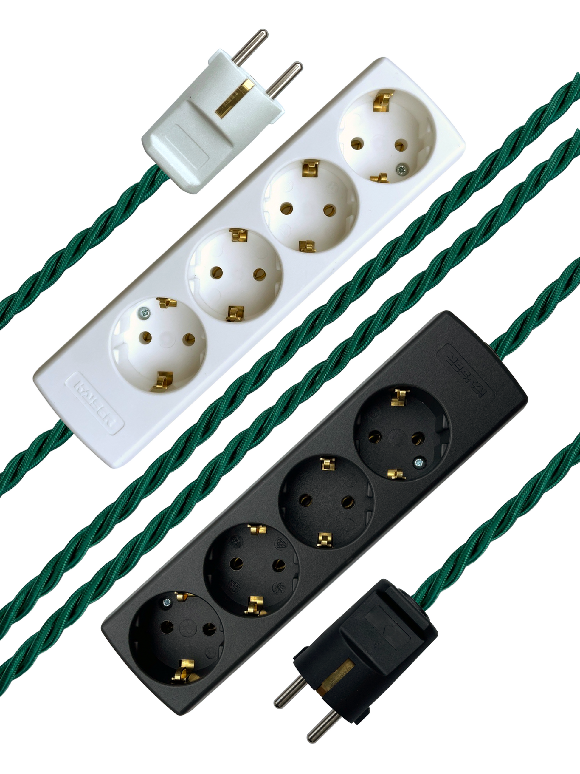 Malachite - Lola's Leads EU Fabric Extension Cable