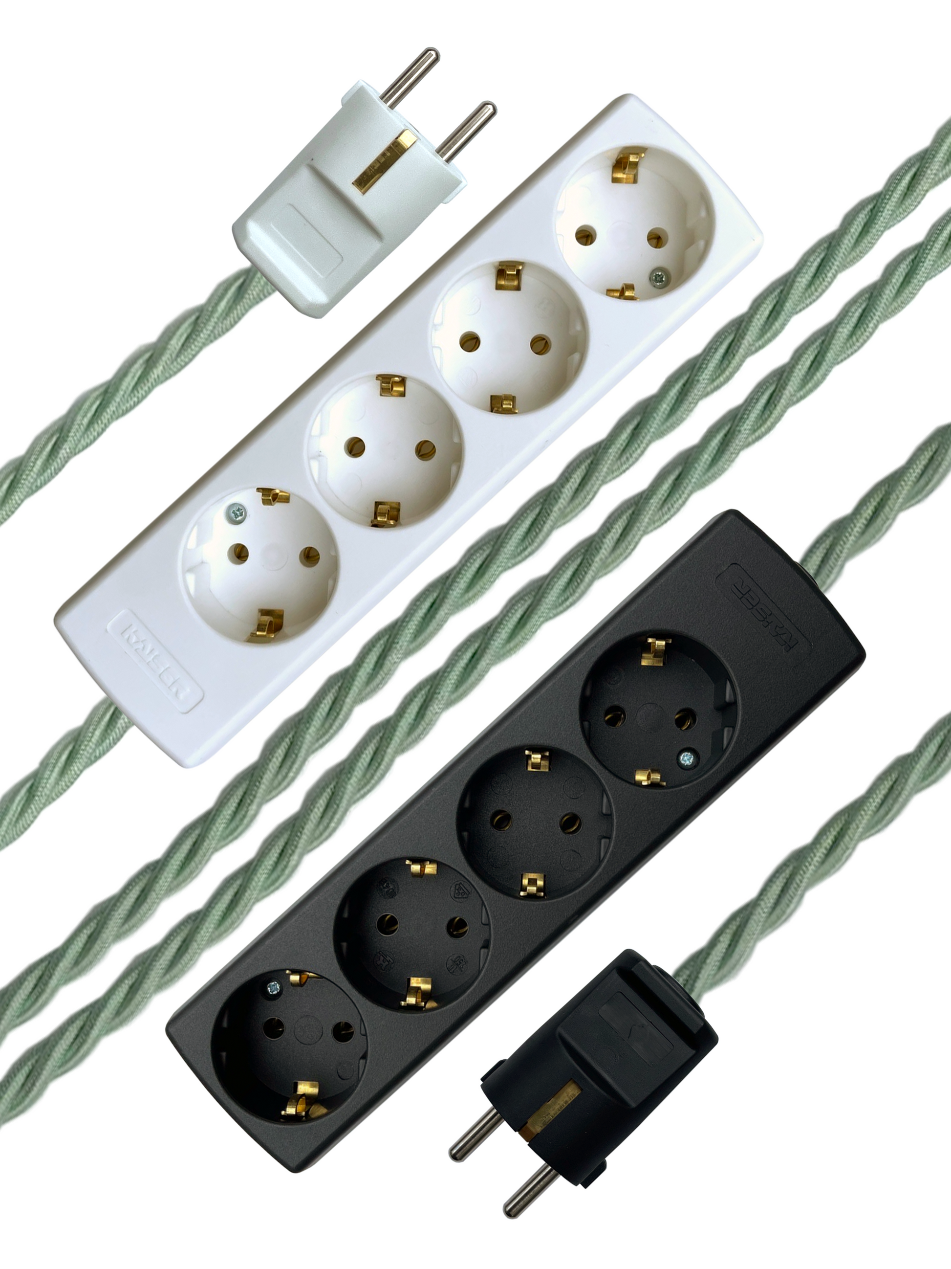 Moon Moth - Lola's Leads EU Fabric Extension Cable