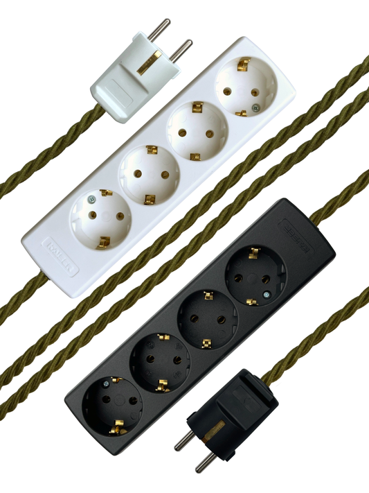 Pike - Lola's Leads EU Fabric Extension Cable