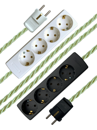 Pistachio - Lola's Leads EU Fabric Extension Cable
