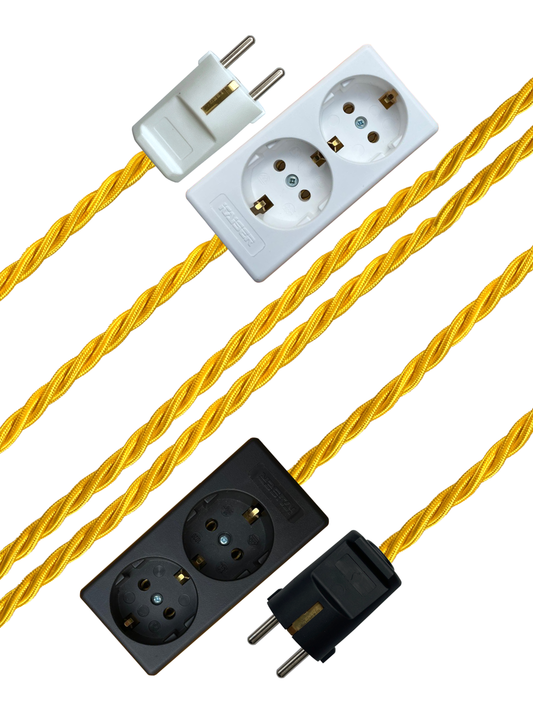 Buttercup - Lola's Leads EU Fabric Extension Cable
