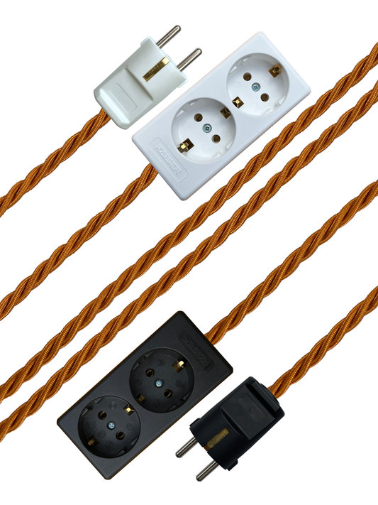 Caramac - Lola's Leads EU Fabric Extension Cable