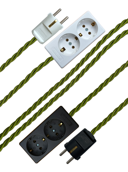 Dragon - Lola's Leads EU Fabric Extension Cable