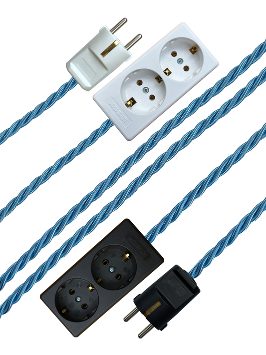 Forget Me Not - Lola's Leads EU Fabric Extension Cable