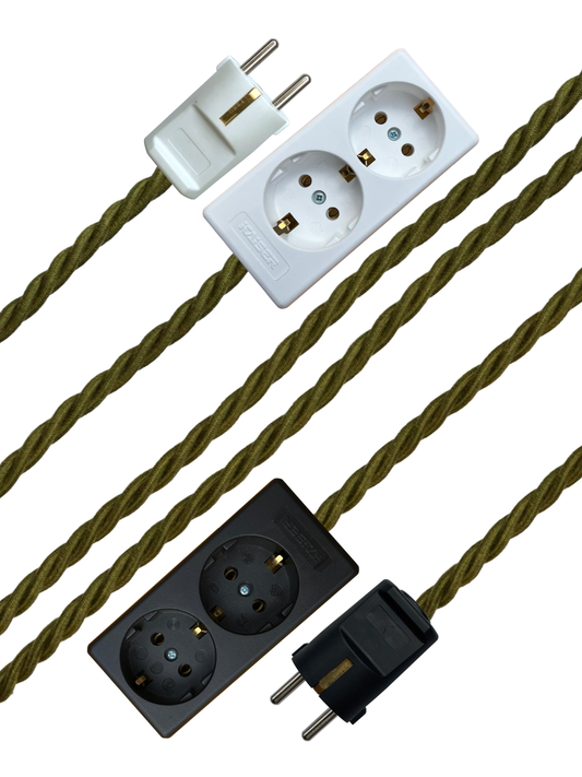 Pike - Lola's Leads EU Fabric Extension Cable