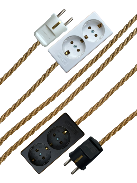 Twine - Lola's Leads EU Fabric Extension Cable