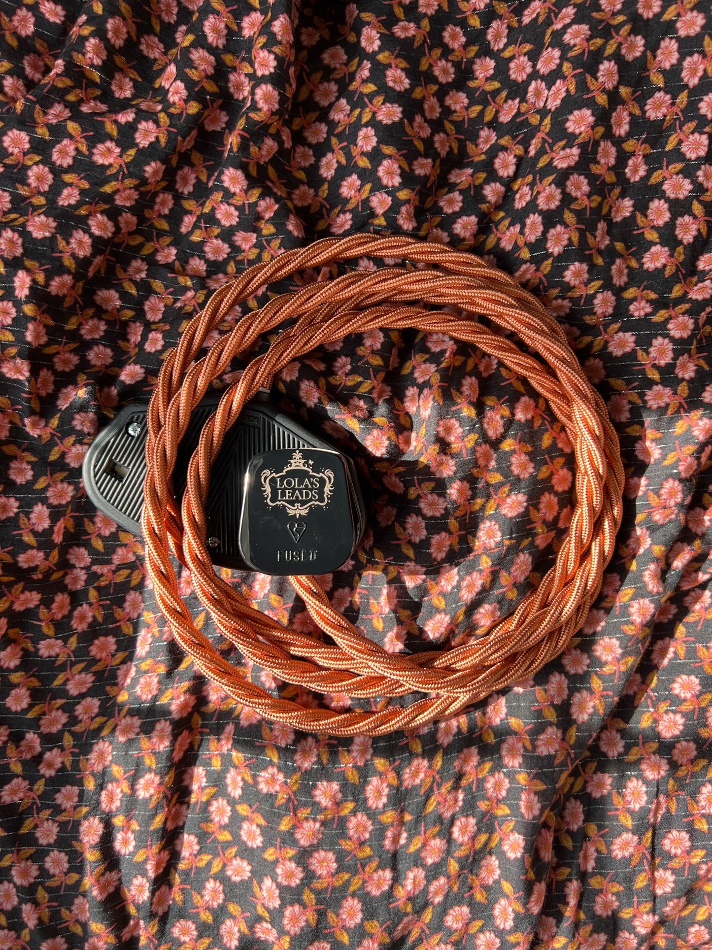 Copper - Lola's Leads Fabric Extension Cable