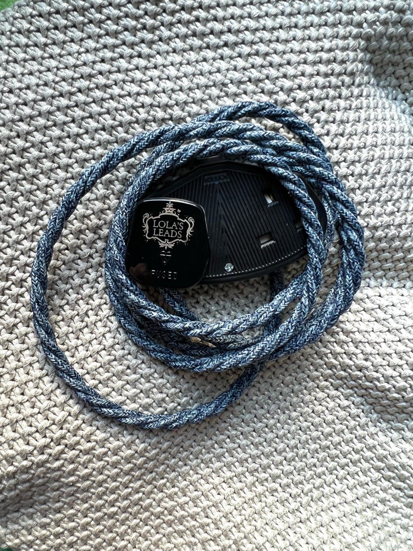 Denim - Lola's Leads Fabric Extension Cable
