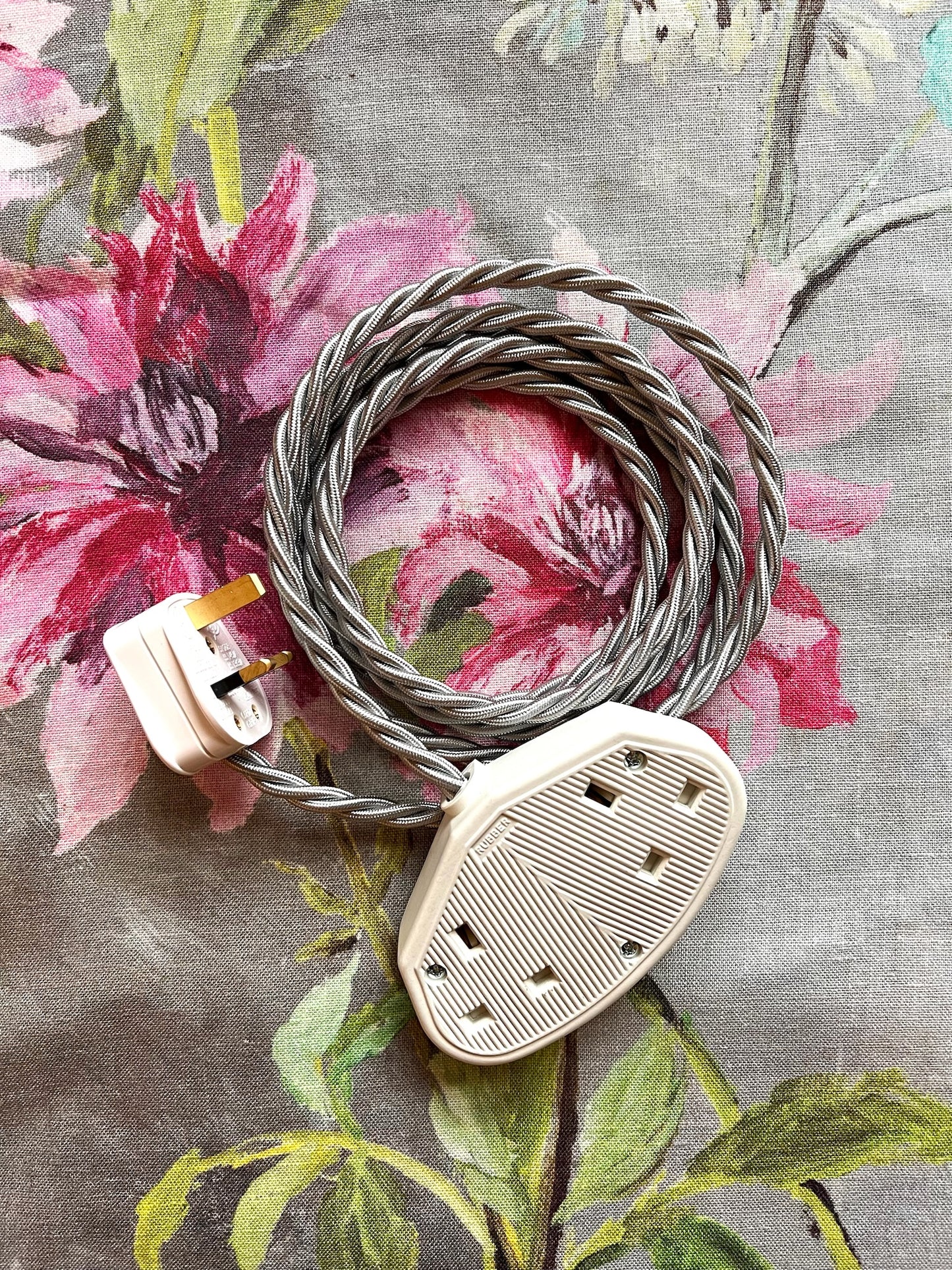 Dove - Lola's Leads Fabric Extension Cable