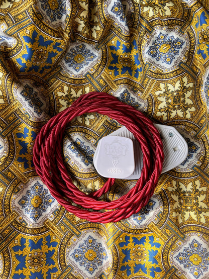 Garnet - Lola's Leads Fabric Extension Cable