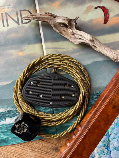 Kelp - Lola's Leads Fabric Extension Cable