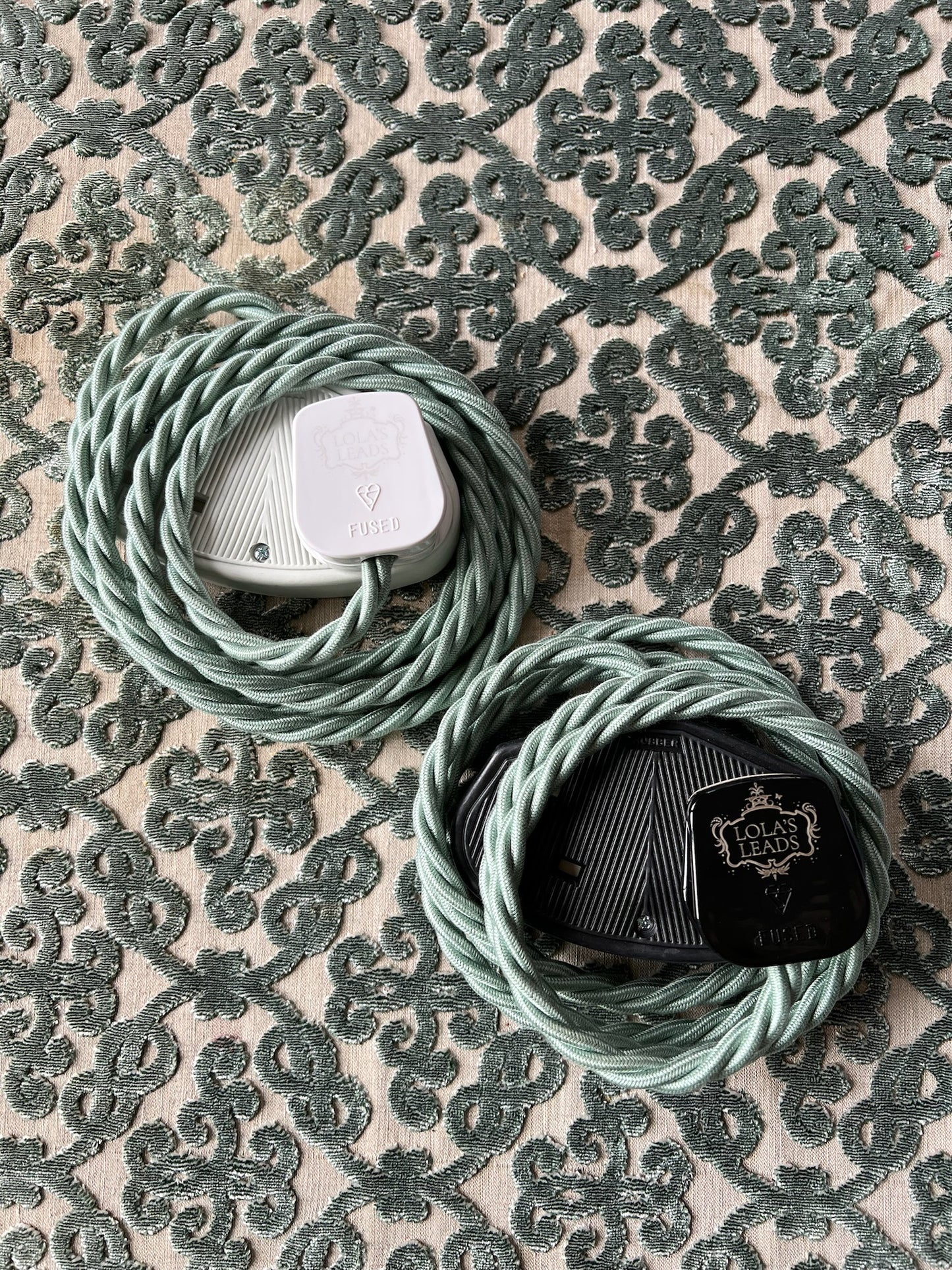Moon Moth - Lola's Leads Fabric Extension Cable