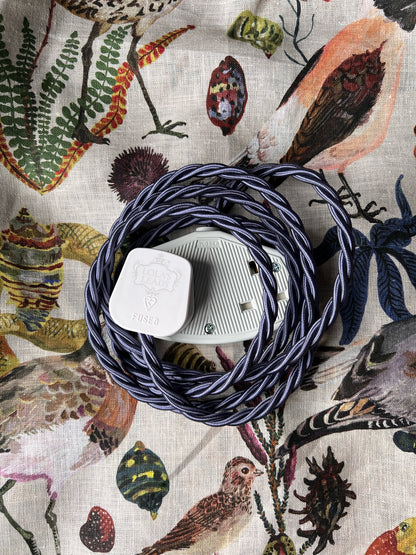 Slate - Lola's Leads Fabric Extension Cable