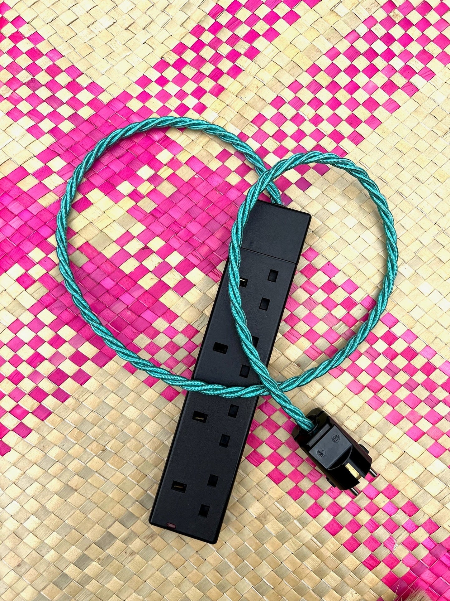 European Travel Adaptor with Black 4 Sockets