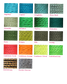 Lola's Leads Cable Swatches