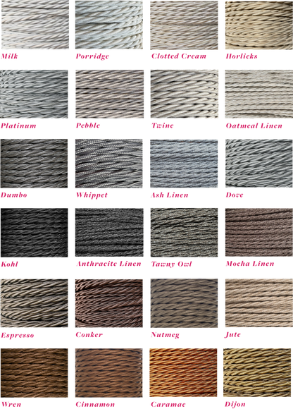 Lola's Leads Cable Colours