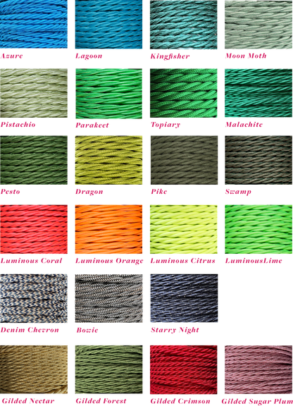 Lola's Leads Cable Colours
