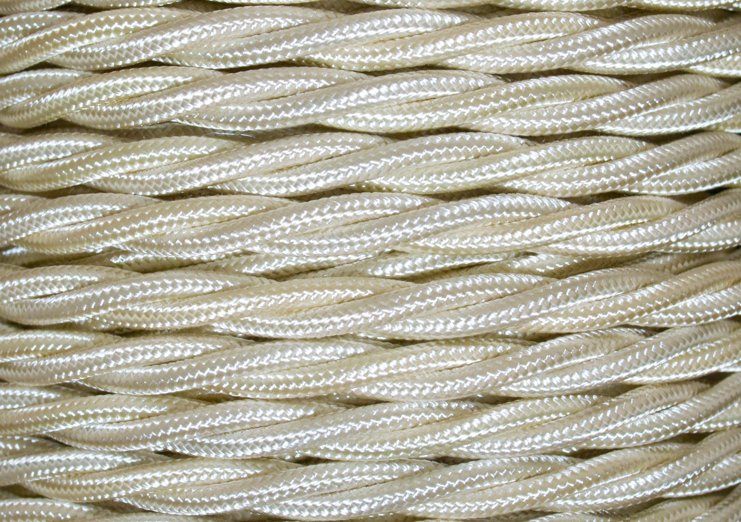 Clotted Cream Twisted Lighting Cable 