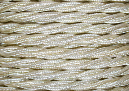 Clotted Cream Twisted Lighting Cable 