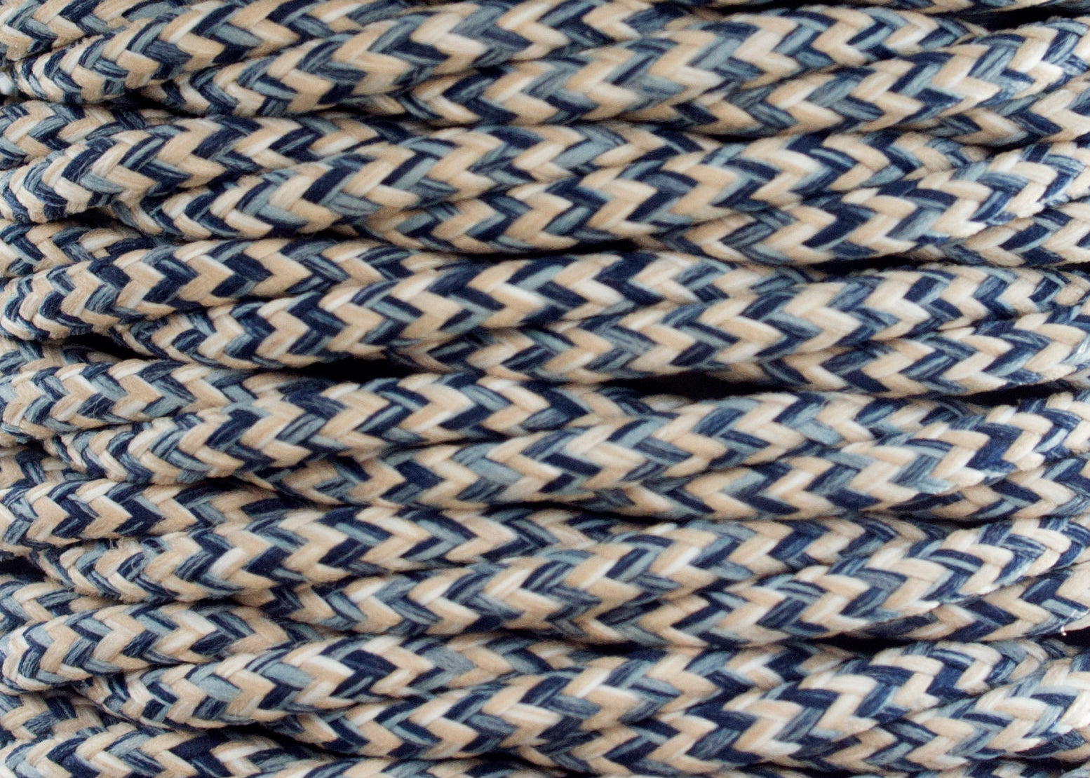 Denim Chevron Twisted Lighting Cable