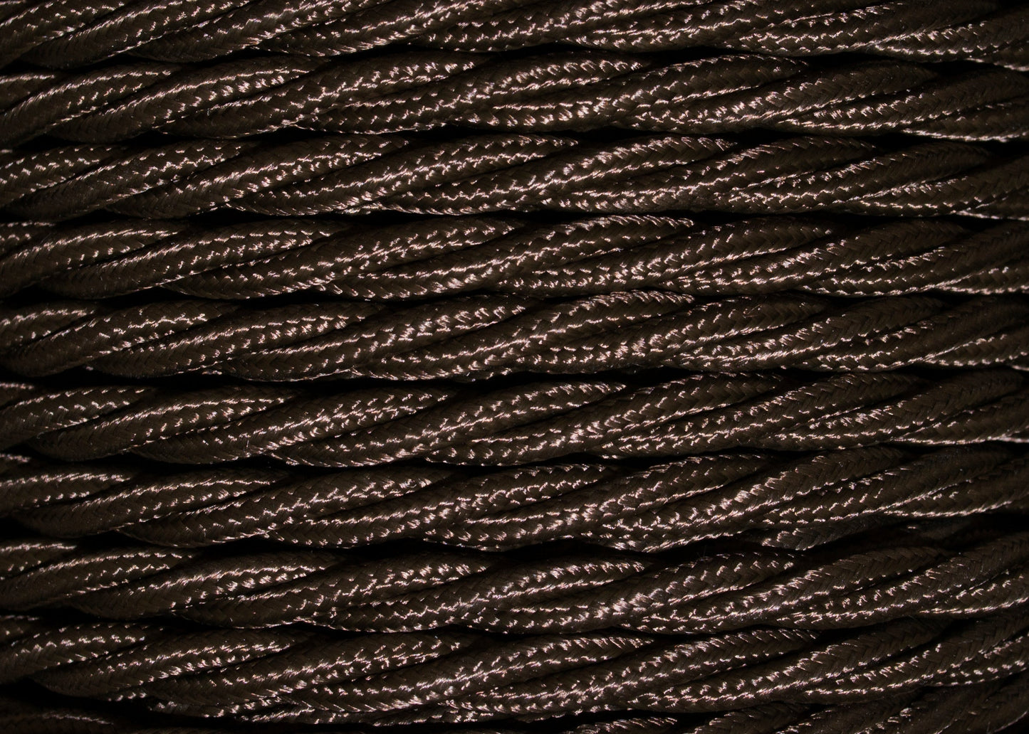 Espresso Twisted Lighting Cable