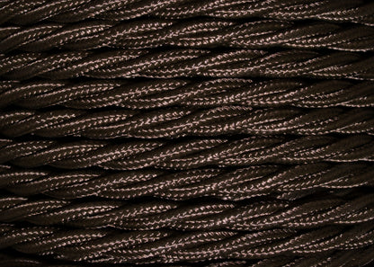 Espresso Twisted Lighting Cable