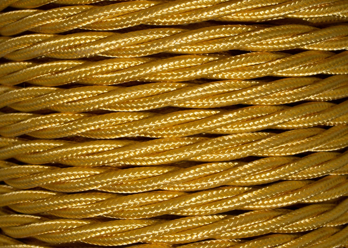 Gold Twisted Lighting Cable