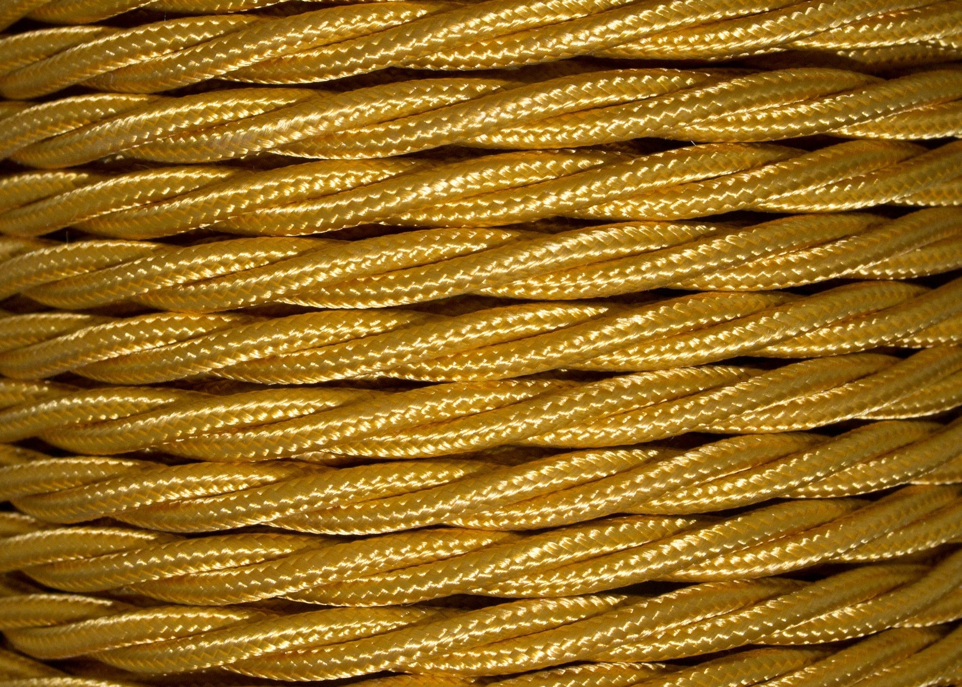 Gold Twisted Lighting Cable