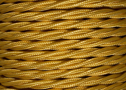 Gold Twisted Lighting Cable