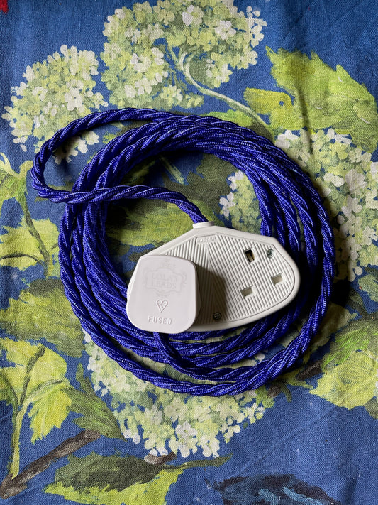 Lola's Leads - Hyacinth Marl + White 3m