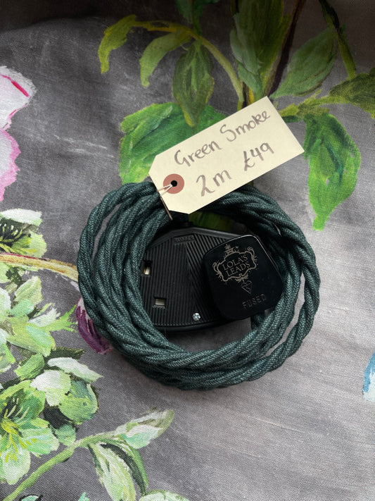 Green Smoke + Black 2m | 2 Gang