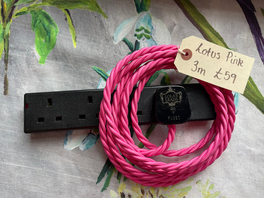 Lotus Pink + Black 3m | 4 Gang