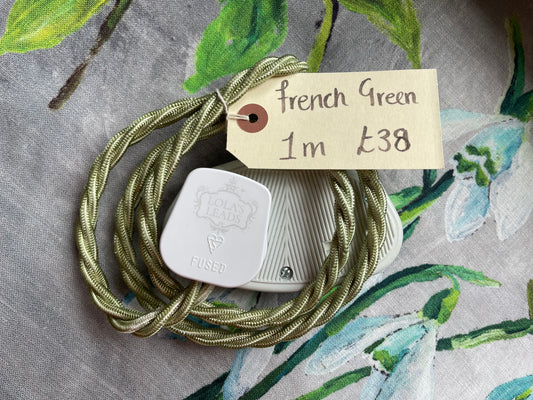 French Green + White 1m | 2 Gang