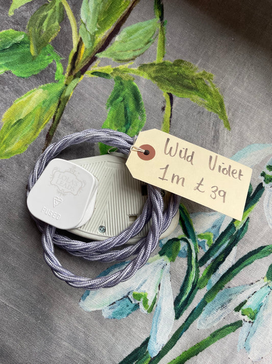 Wild Violet + White 1m | 2 Gang