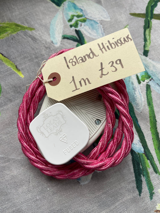 Island Hibiscus + White 1m | 2 Gang