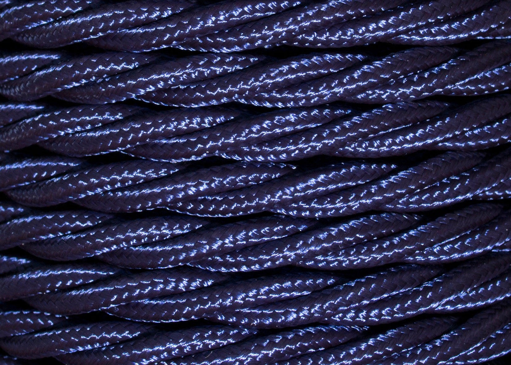 Indigo Twisted Lighting Cable