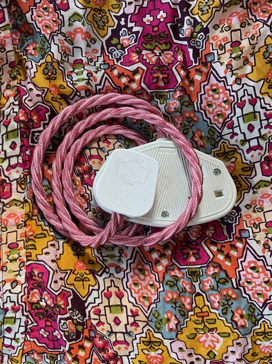 Lola's Leads - Crab + White 1m