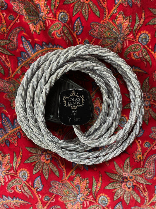 Lola's Leads - Glacier + Black 3m