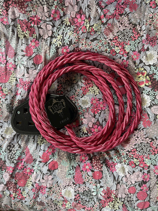 Lola's Leads - Iced Plum + Black 2m